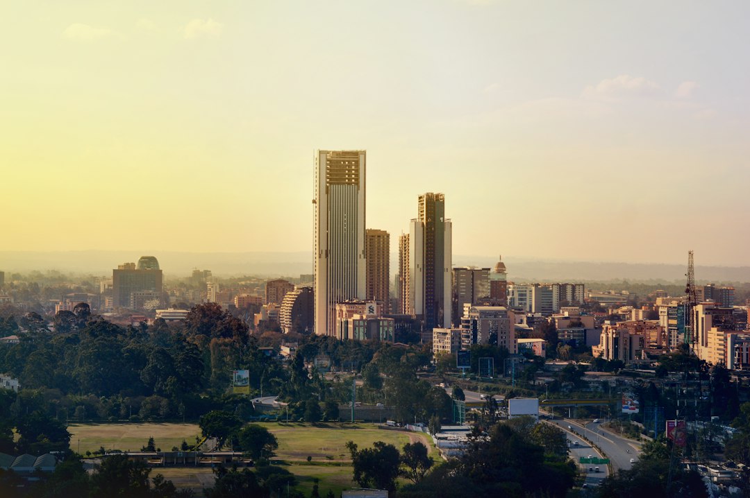 Nairobi city skyline photographed by Amani Nation